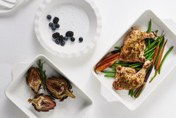 Форма для запекания с крышкой 33х23см Maxwell & Williams Speckle молочная в крапинку