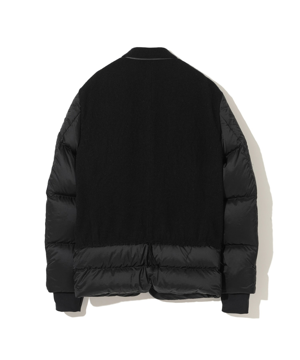 UNDERCOVER КУРТКА-ПУХОВИК ЧЕРНАЯ КОМБИНИРОВАННАЯ