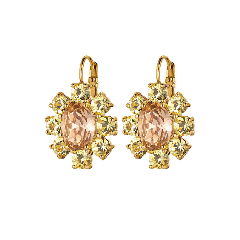 Серьги Dyrberg Kern VALENTINA SG PEACH / GOLDEN 420040 G/BR