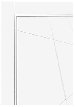 АЛЬТА ART ПРАДО БӨЛМЕАРАЛЫҚ ТЕГІС ЕСІГІ АҚ ЭМАЛЬ/ПАТИНА КҮМІС