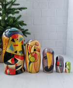 Матрёшка 5м 18см Малевич-Кандинский