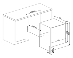 Встраиваемая стиральная машина Smeg LSIA127