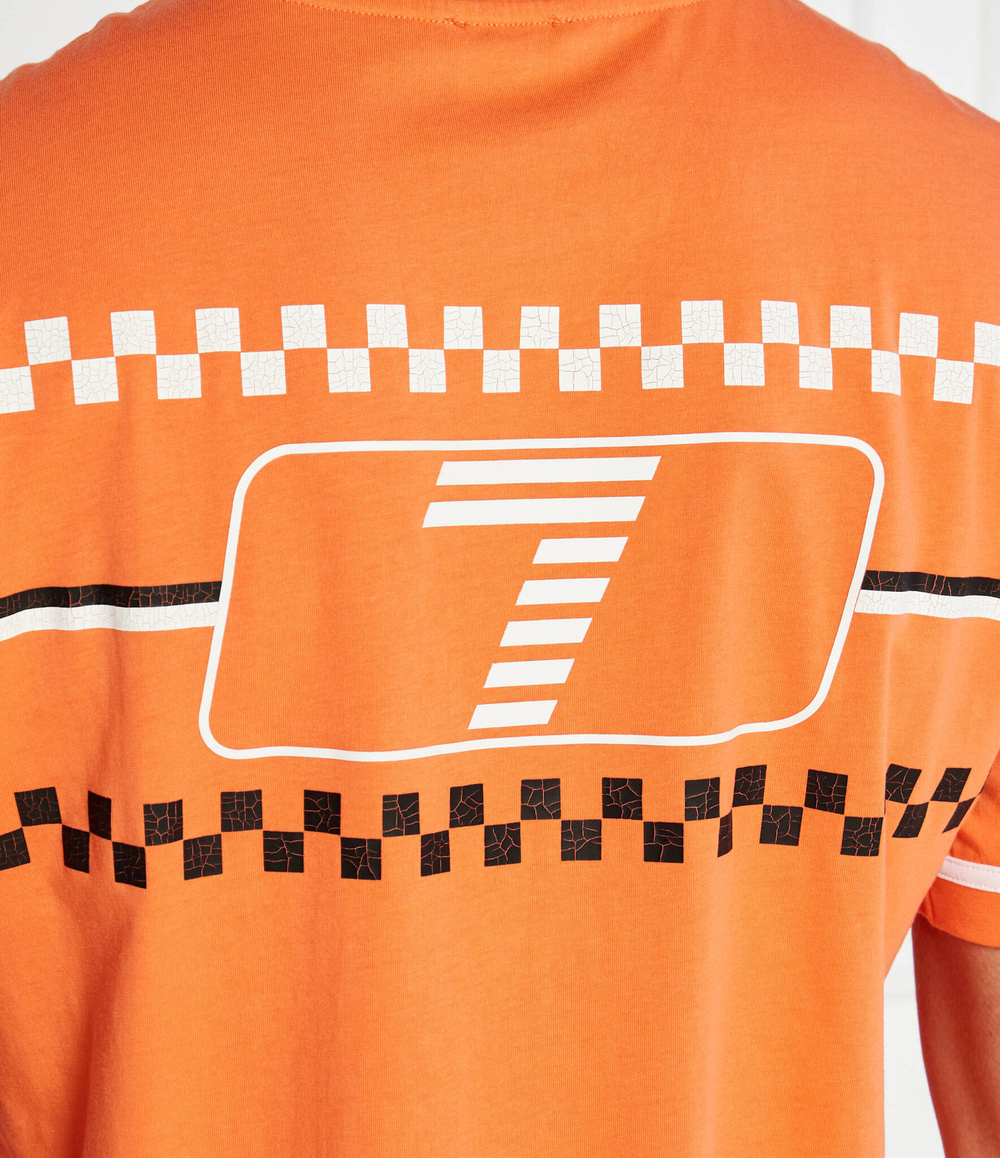 Футболка EA7 - оранжевый(3DPT13 PJ3BZ)