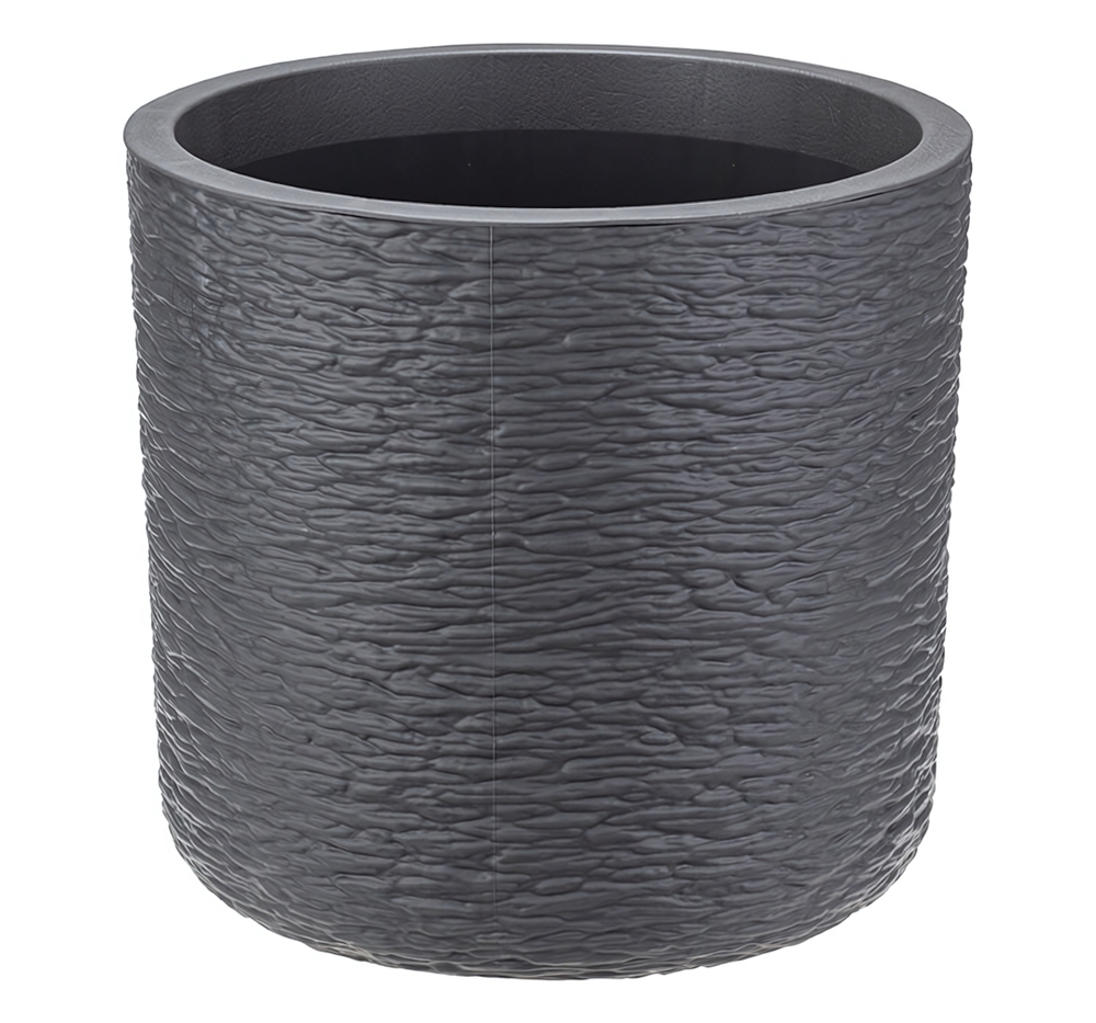 Кашпо СЛАНЕЦ D380 мм 24 л со вставкой