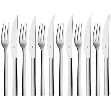 WMF Набор столовых приборов для стейка Nuova 12 предметов (6 персон)