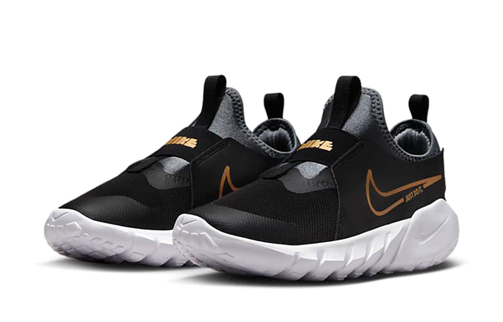 Женские кроссовки Nike Flex Runner 2 'Black Metallic Gold' DJ6038-007