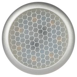 Встраиваемый светильник алюминиевый ЭРА KL106 WH/SL MR16 GU10 белый/серебро матовый