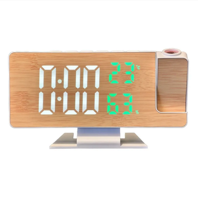 Часы с проекцией Gaosiio DS-5718LW Белый/зеленый