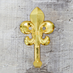 Крючок 1-рожковый "Цветок" 2730 золото