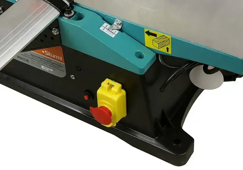 Портативный деревообрабатывающий станок Sturm! 2 в 1, циркулярная пила и фуганок, TS15521 с подставкой Elmos e70 095