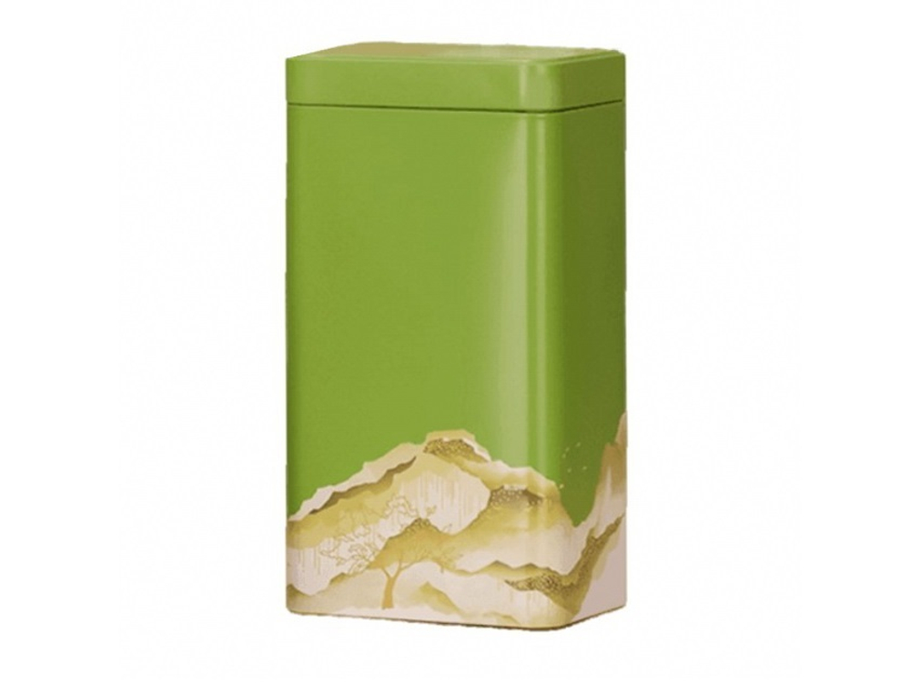 269121.2 Банка ЗИМА размер=18,8х10х7,5см, жесть зеленый