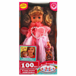 Развивающая интерактивная кукла «Ангелина» 35 см ТМ «Карапуз»