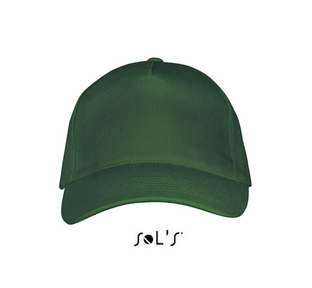 Кепка LONG BEACH 5-ти панельная Тёмно-зелёный