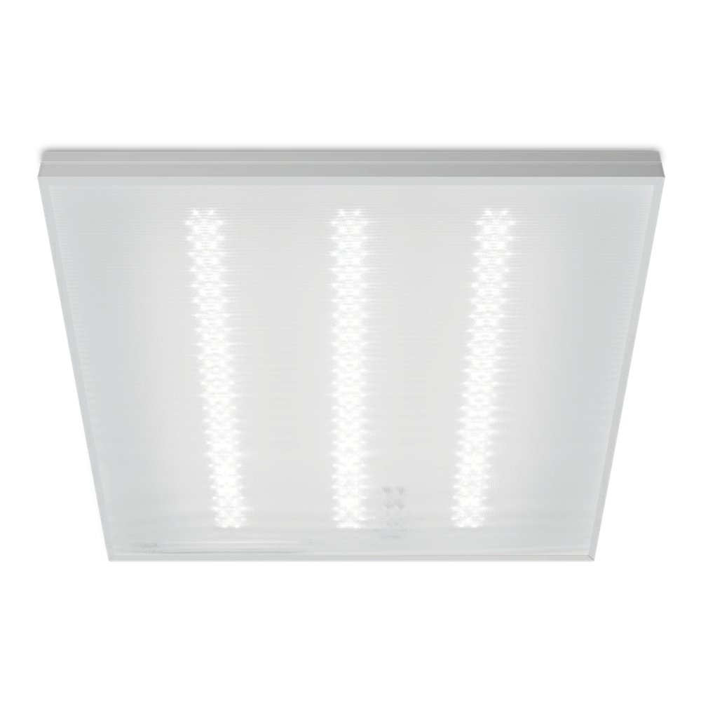 Светильник ОФИС ДВО01-002 27Вт 6500К IP40 Микропризма 3300лм 595х595х40мм WOLTA PRO