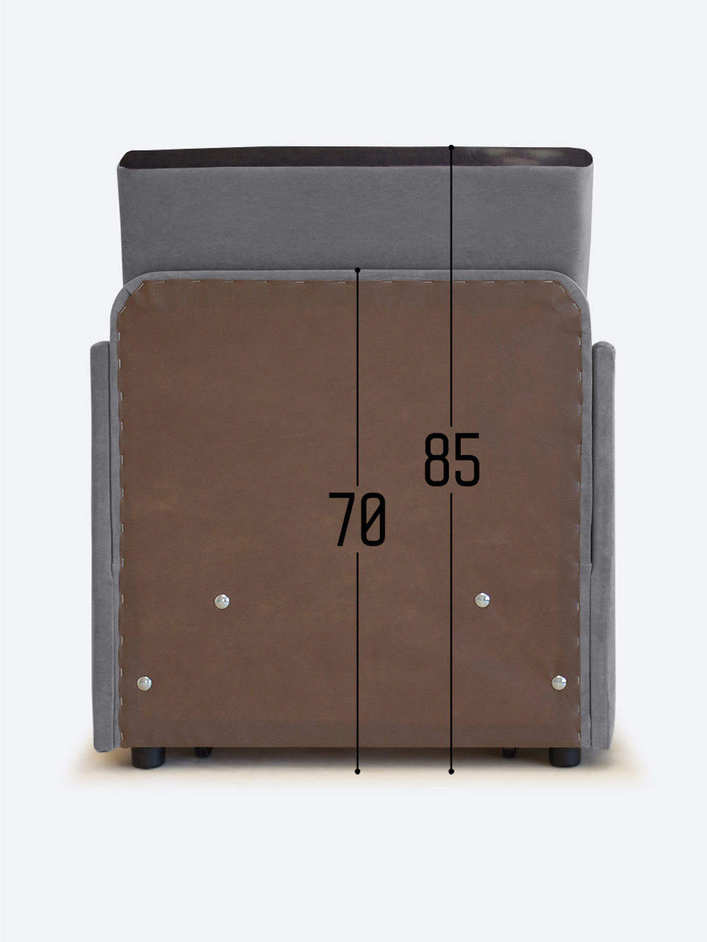 Кресло-кровать "Миник" с подлокотниками, купон Котенок в клубках