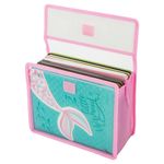 Папка для тетрадей ЮНЛАНДИЯ А5, 2 отделения, пластик, клапан на липучке, "Soft paws", 270139