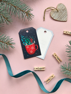 Бирка на подарок  «Тепла и уюта», 4,7 × 8 см