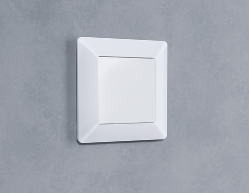 AP1360 Лицевая панель ALFA (Белый матовый) заглушка для суппорта QUANT