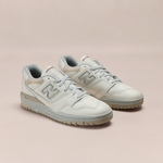 New Balance NB 550 CNY series leather non-slip wear-resistant low-cut retro basketball shoes for men and women the same white