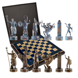 Manopoulos Шахматы подарочные "Троянская война"