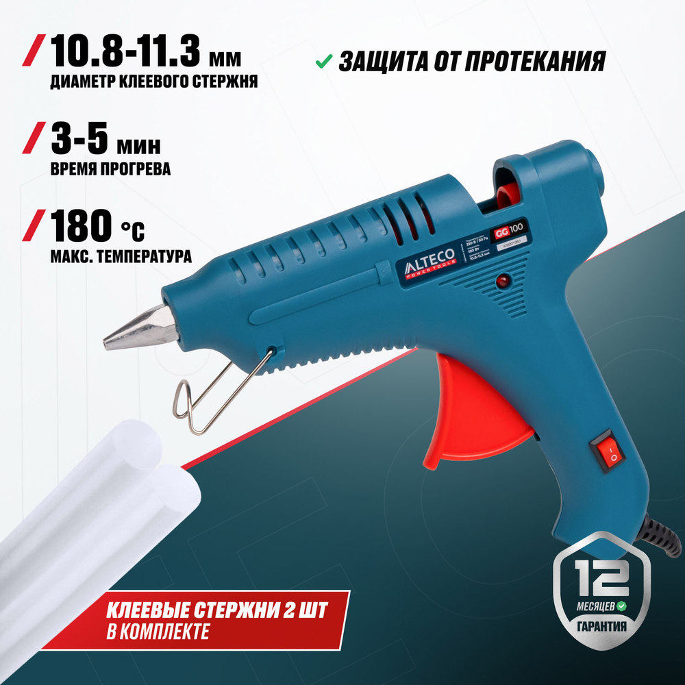 Клеевой пистолет ALTECO GG 100