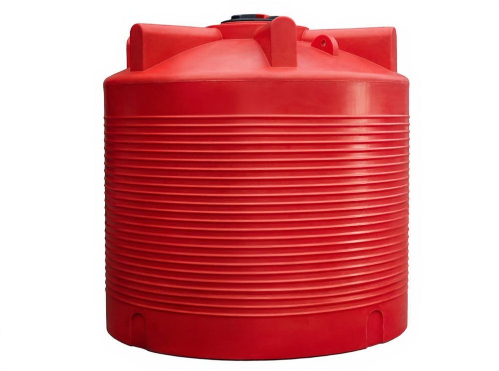 Емкость цилиндрическая транспортная Пластерра PT VLT 3000 л. (3000 л.) вертикальный (1500x1500x2000см;красный) - арт.560121