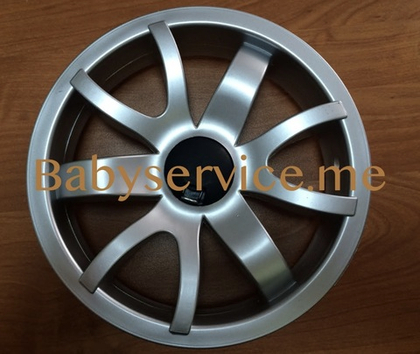 Диск задний 12 серебристый