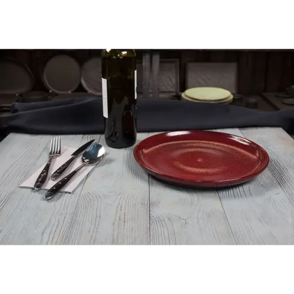Тарелка d 26,5 h2,5 см Evolution Dark Red P.L. Proff Cuisine [1]