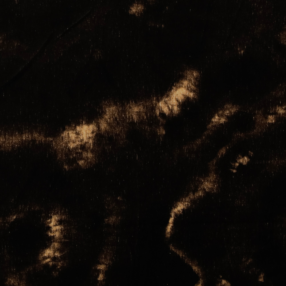 Хлопковый бархат коричневый "Тай-дай" (238 г/м2)