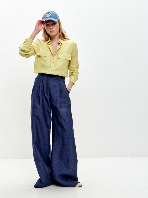 Льняные брюки