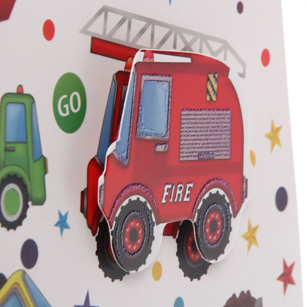 Пакет подарочный «Машинки» 18*23*8 см, микс