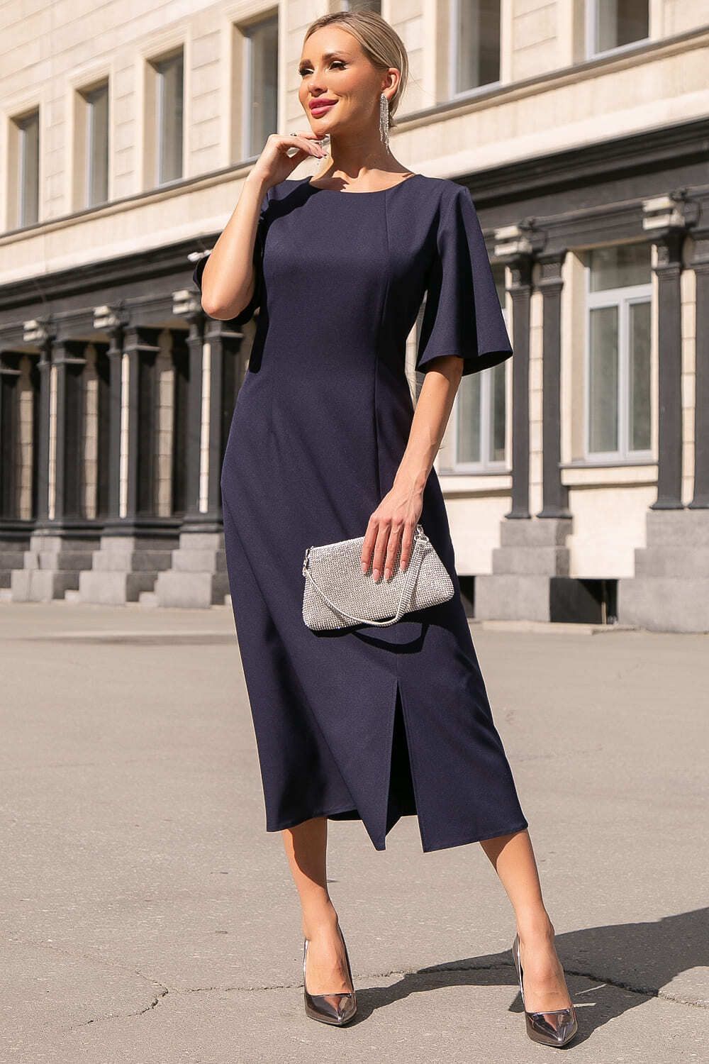 Платье "Астра" (блю) П3977 LT Collection (Акция)