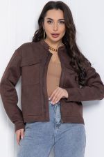 Бомбер Александра (шоколадный) Б12495-2 LT Collection