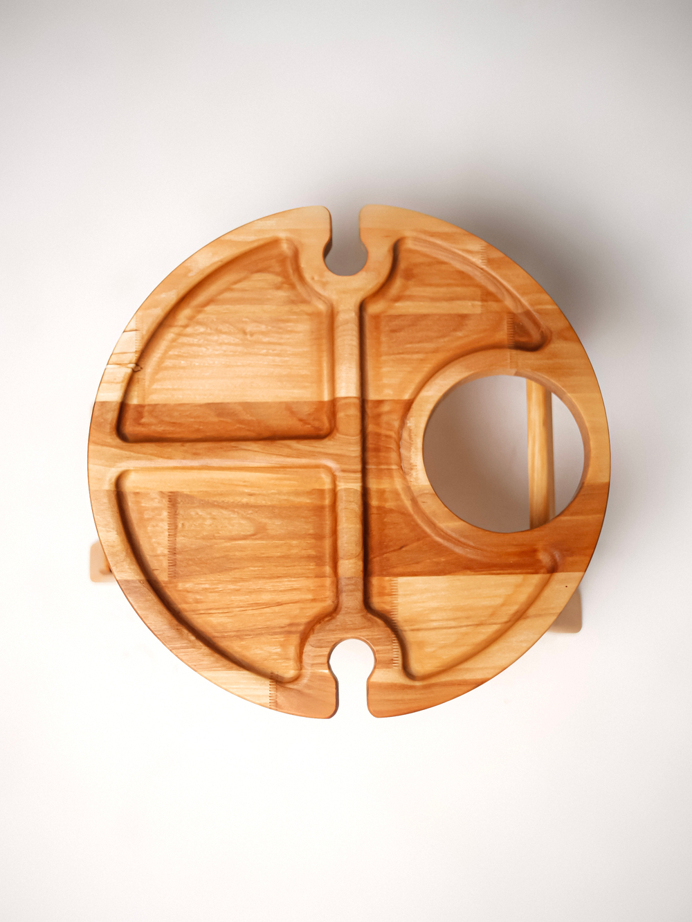 Менажница деревянная Винный стол "M" 30 см