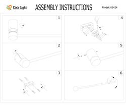 Kink Light 08424-60,19(4000K) Бра Альберо черный Led 12W