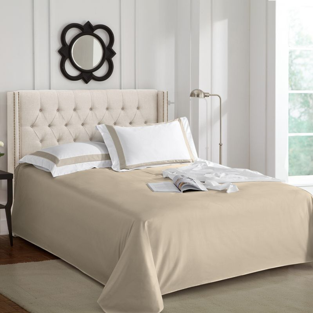 Простыня Sharmes бежевая Гонконг фото