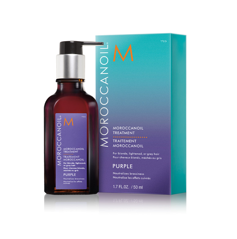 Восстанавливающее масло с фиолетовым пигментом Moroccanoil Treatment Purple 50 мл