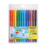 Фломастеры 12 ЦВЕТОВ CENTROPEN "Super Washable", суперсмываемые, вентилируемый колпачок, 7770/12TP, 7 7770 1203