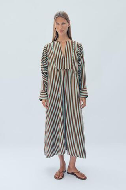 ZARA ПЛАТЬЕ-КАФТАН В ПОЛОСКУ- LIMITED EDITION, ПОЛОСКИ