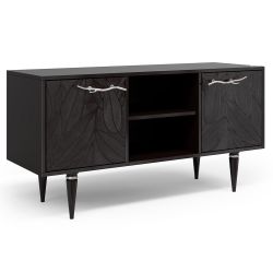 Тумба под ТВ Арт Колор leaves 117см Классик Сильвер Терпкий коричневый