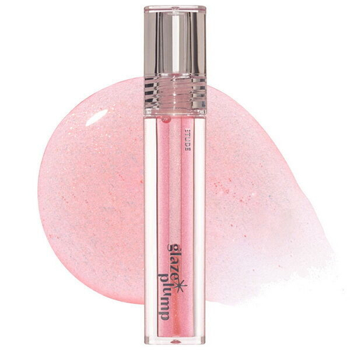 Блеск для губ с мерцающими частицами Etude Glaze Plump Gloss #​​03 Aurora Pink, 4г
