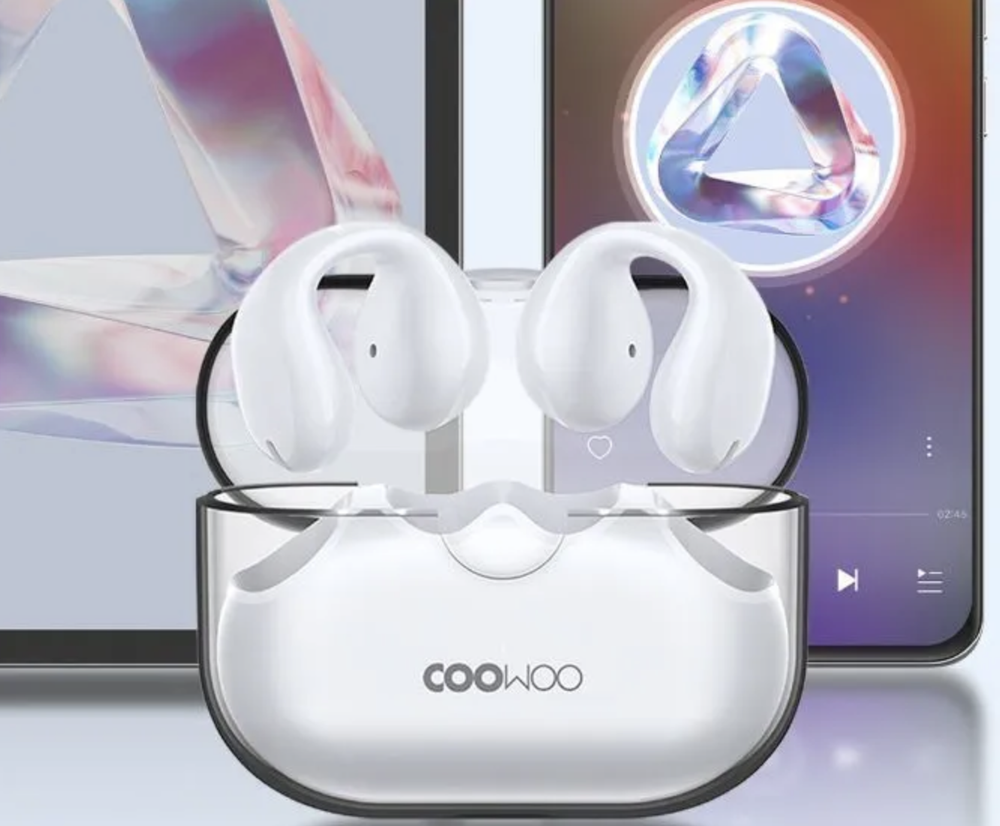 Наушники беспроводные CooWoo Air Pro 6, белый