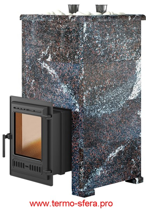 Печь для бани Эверест "Steam Master 44 ЧУГУН" Амфиболит, S-40