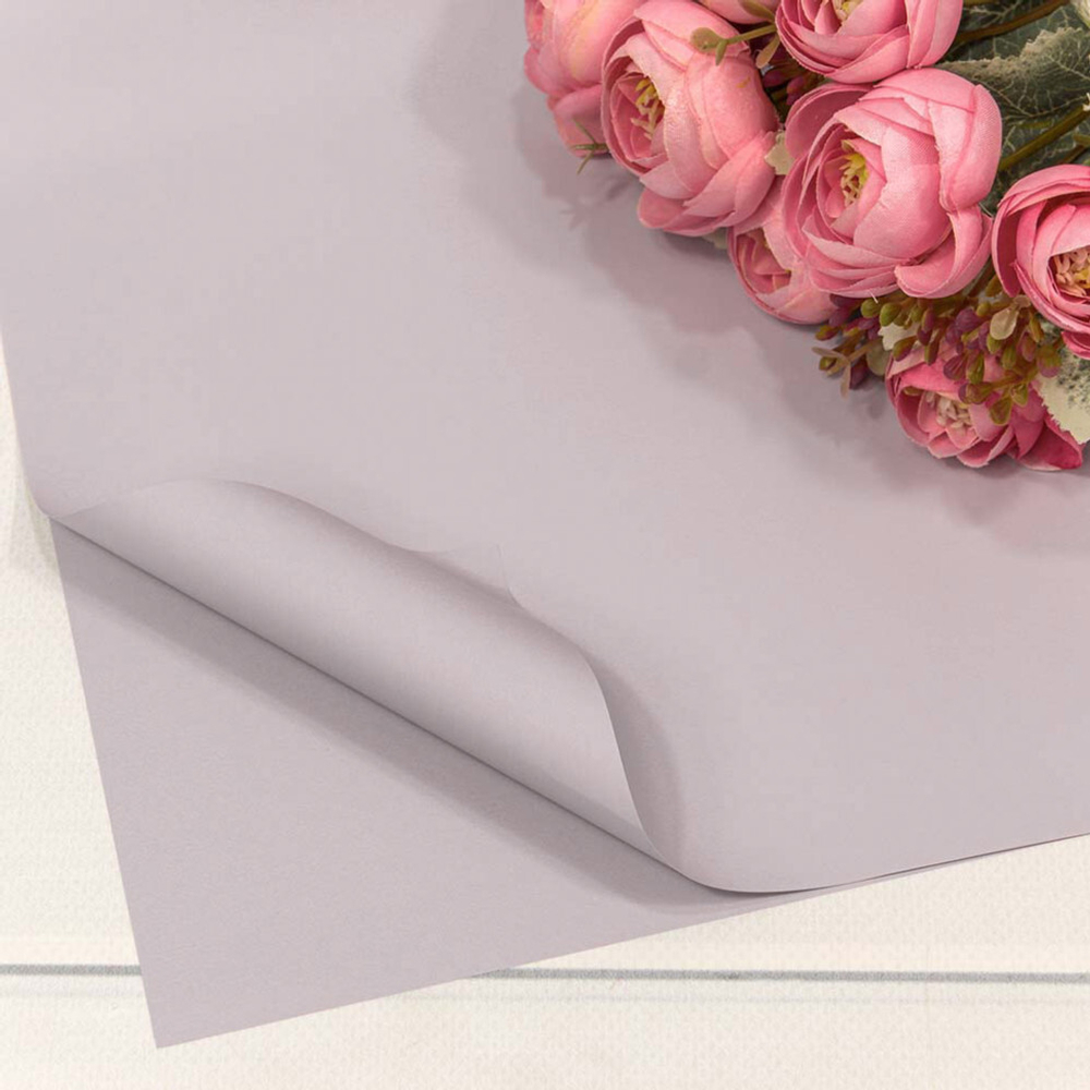 Пленка В листах 20 шт 60 х 60 см "Корейская" (Розовый, Серый)