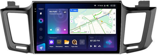Магнитола для Toyota RAV4 4 2012-2019 - Teyes CC3-2K QLed Android 10, ТОП процессор, SIM-слот, CarPlay