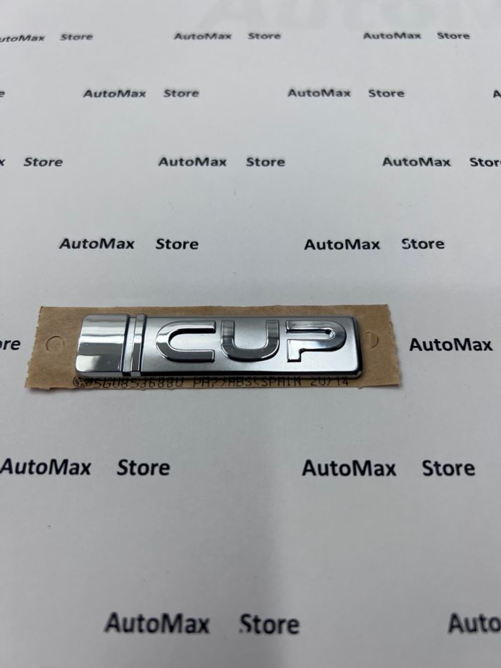 Эмблема CUP Volkswagen 5G0853688Q. Оригинал.