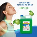 Средство для мытья посуды 5 л, LAIMA PROFESSIONAL, концентрат, "Яблоко", 604651