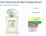 Giorgio Armani THE YULONG SOIE DE NACRE (duty free парфюмерия)