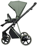 Детская коляска Roan Sol Vintage Luxury 2.0 3 в 1 с автокреслом Pituso Baesa Pro Black VIN 02/SG Sage Green/Sage/руч.Black