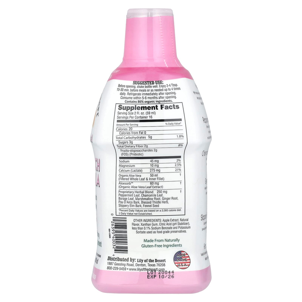 Lily of the Desert, Aloe Herbal, средство для желудка, свежая мята, 960 мл (32 жидк. унц.)